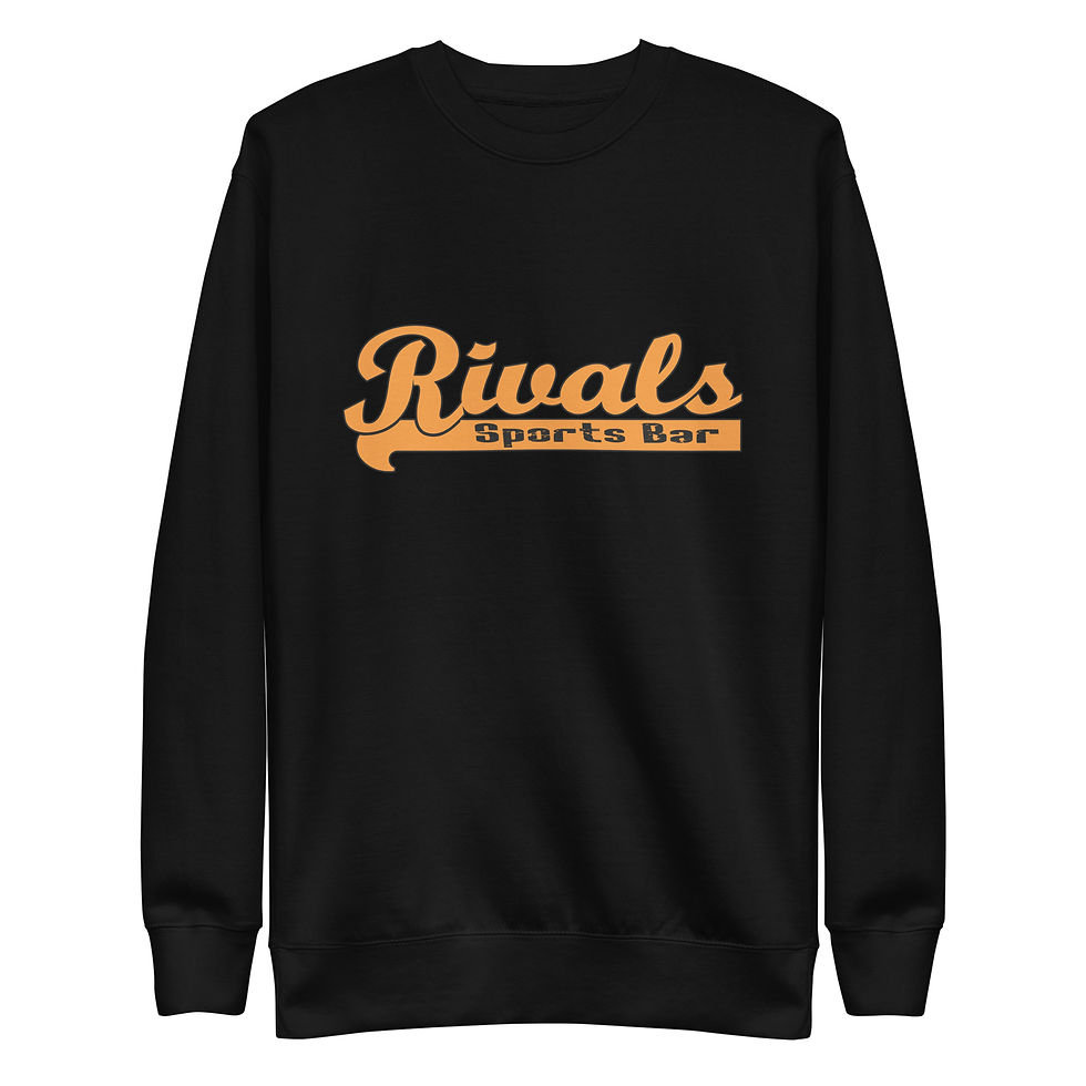 Unisex Premium Sweatshirt (Orange Logo)