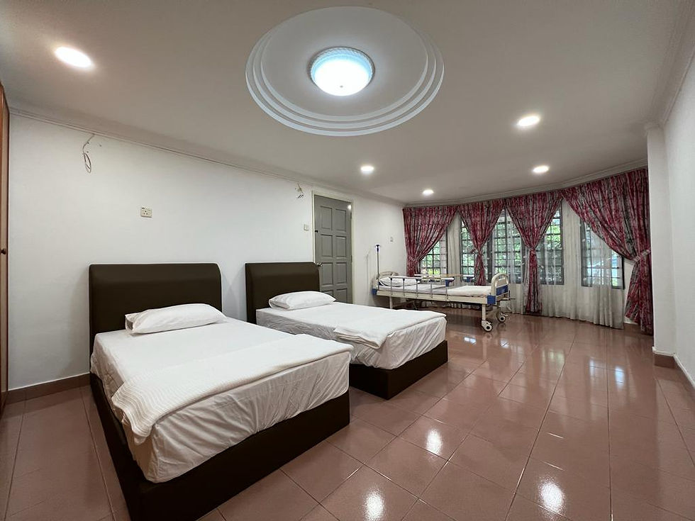 Assisted Living Nursing Home - Bedroom with multiple beds