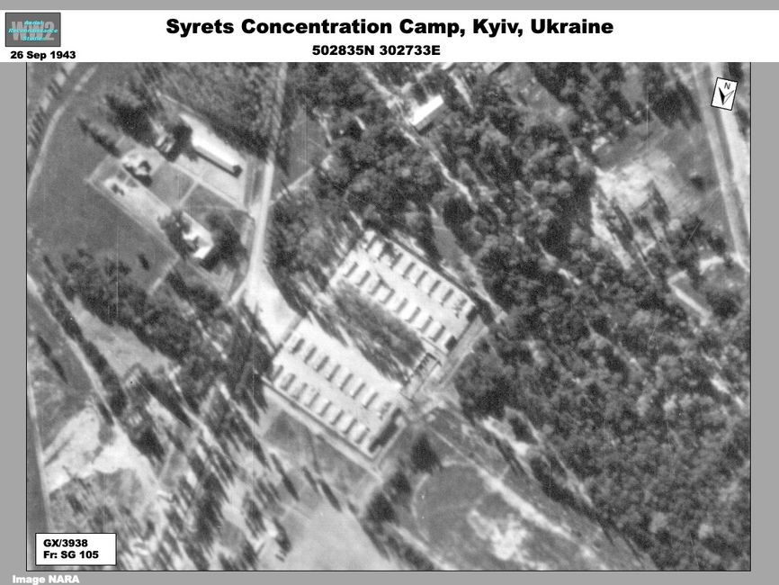 Aerial Photo of Syrets Concentration Camp, Kyiv, Ukraine