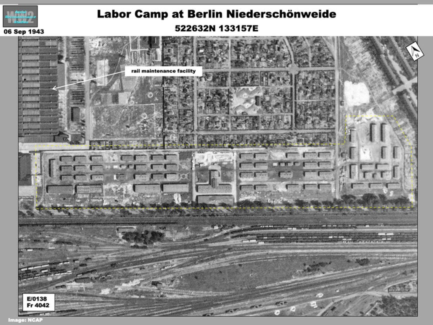 aerial photo  Large Labor Camp at Berlin Niederschönweide