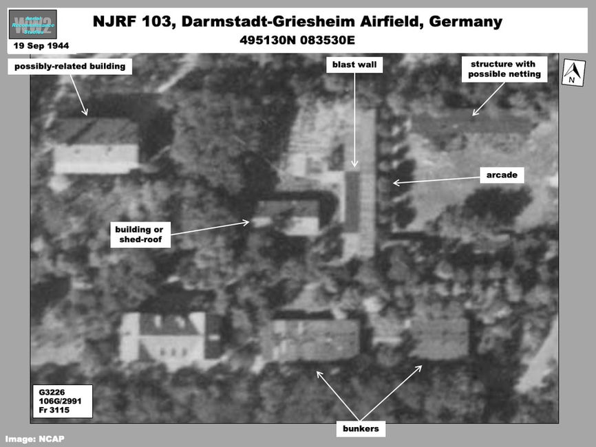 Aerial photo of Jafü Mittel Rhein Complex at Darmstadt-Grieshein Airfield 