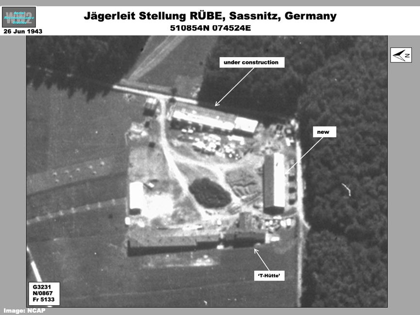 Aerial photo Construction at Jägerleit Stellung RÜBE, Sassnitz, Germany