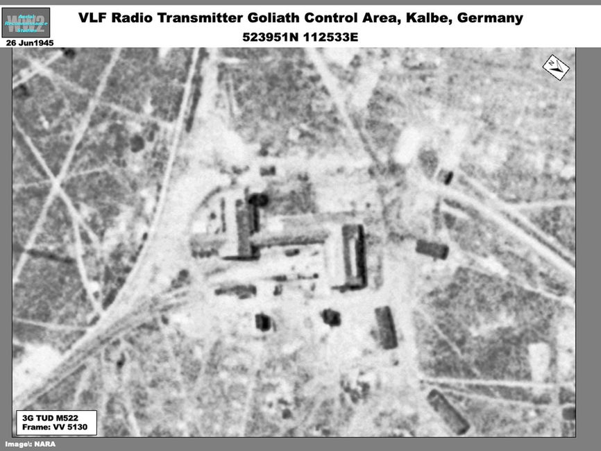 aerial photo of The Goliath VLF Radio Transmitter Control Area