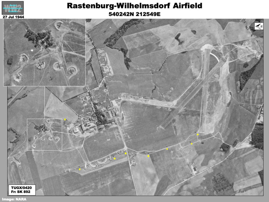 Aerial photo of Rastenburg-Wilhelmsdorf Airfield  