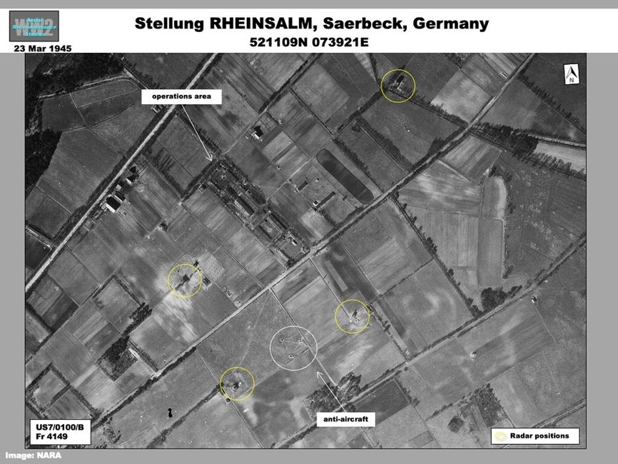 aerial photo of Luftnachrichten Stellung RHEINSALM, Saerbeck, Germany