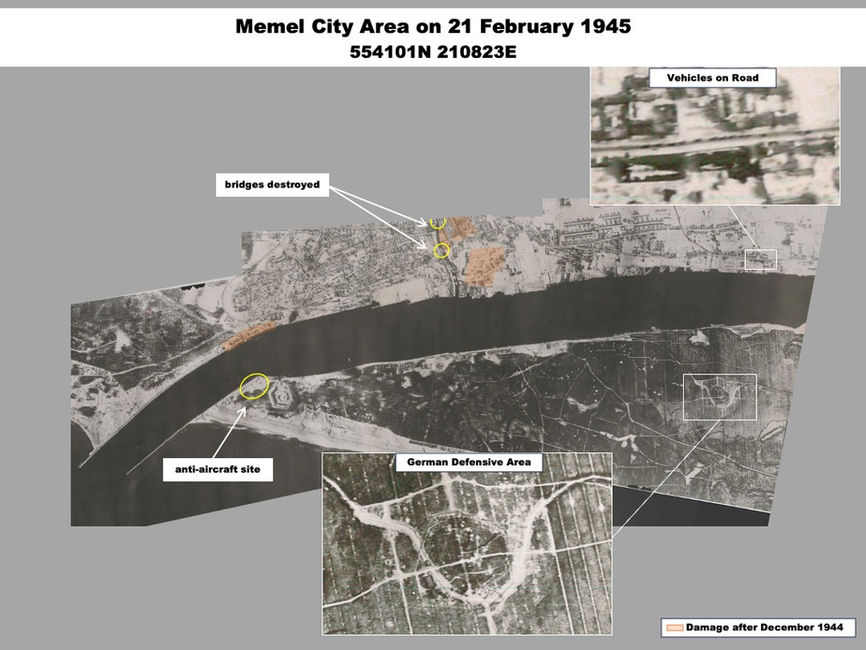 aerial photo of Siege of Memel: The City Abandoned