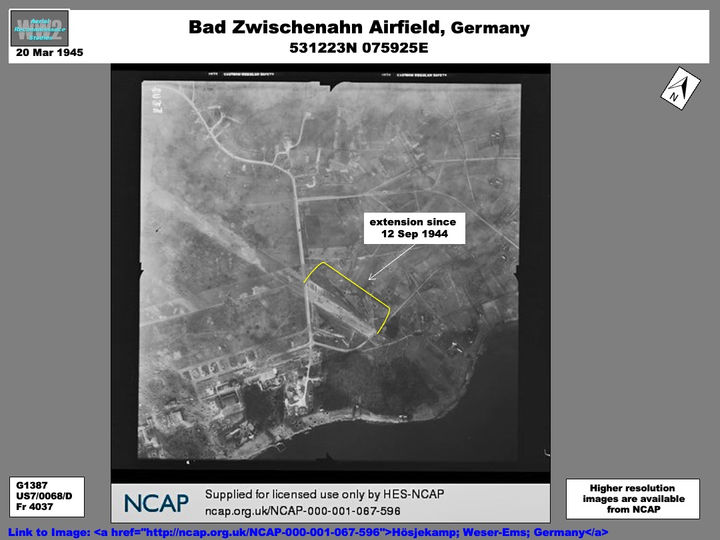 Luftwaffe Jet airfield construction Bad Zwischenahn Me 262 Ar 234 Me 163
