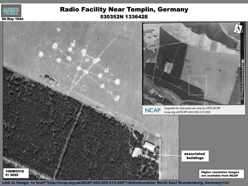 aerial photo of Radio Station Near Templin, Germany