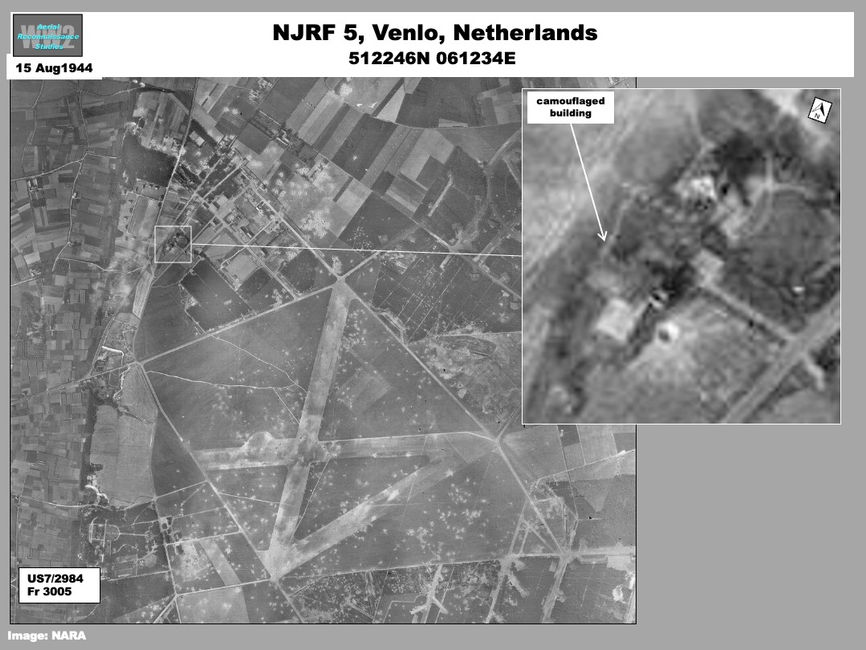 aerial photo of NJRF 5 at Venlo airfield, Netherlands