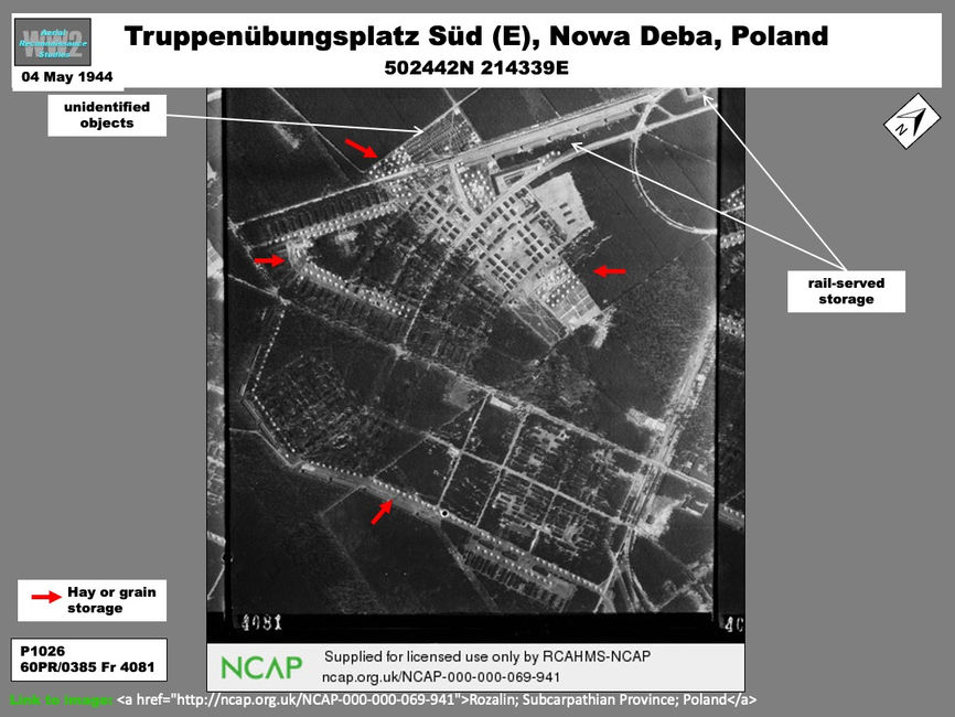 aerial photo of Truppenübungsplatz Süd (East), Nowa Deba, Poland