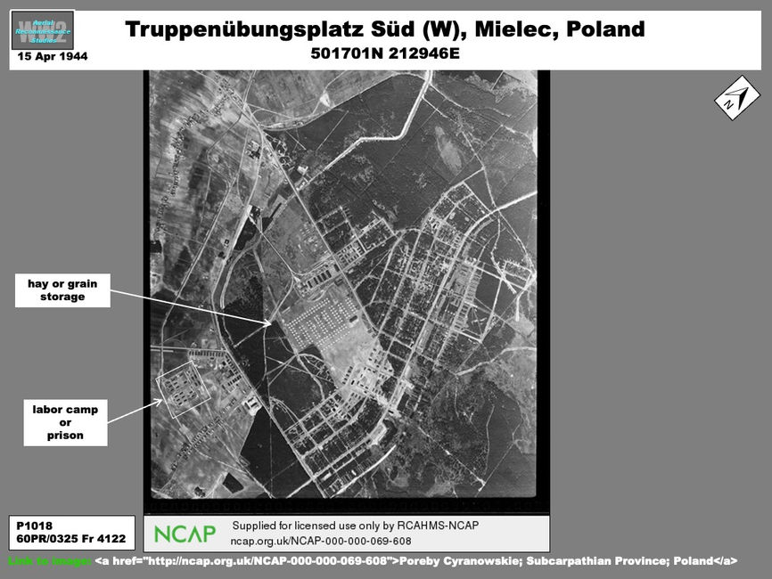 aerial photo of Truppenübungsplatz Süd (West), Mielec, Poland