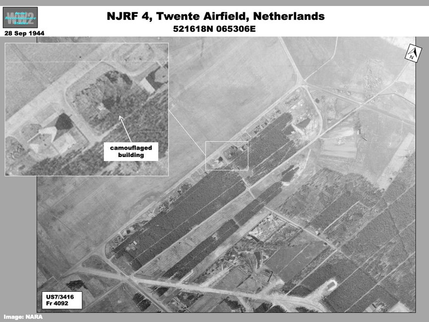 aerial photo of NJRF 3 at Twente Airfield, Netherlands