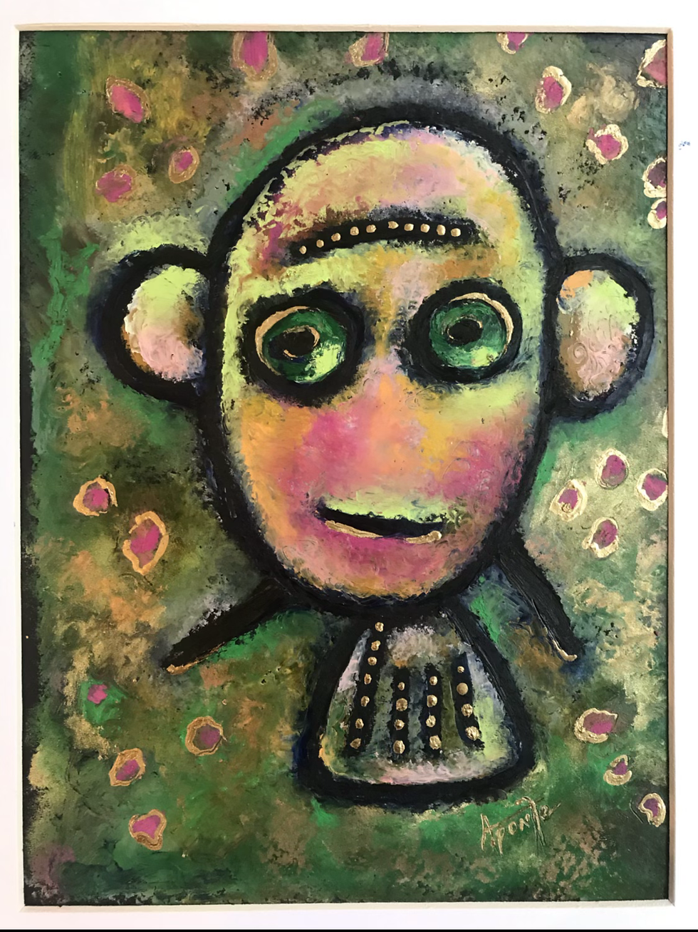 Thumbnail: Taino Petroglyph 5 Framed 