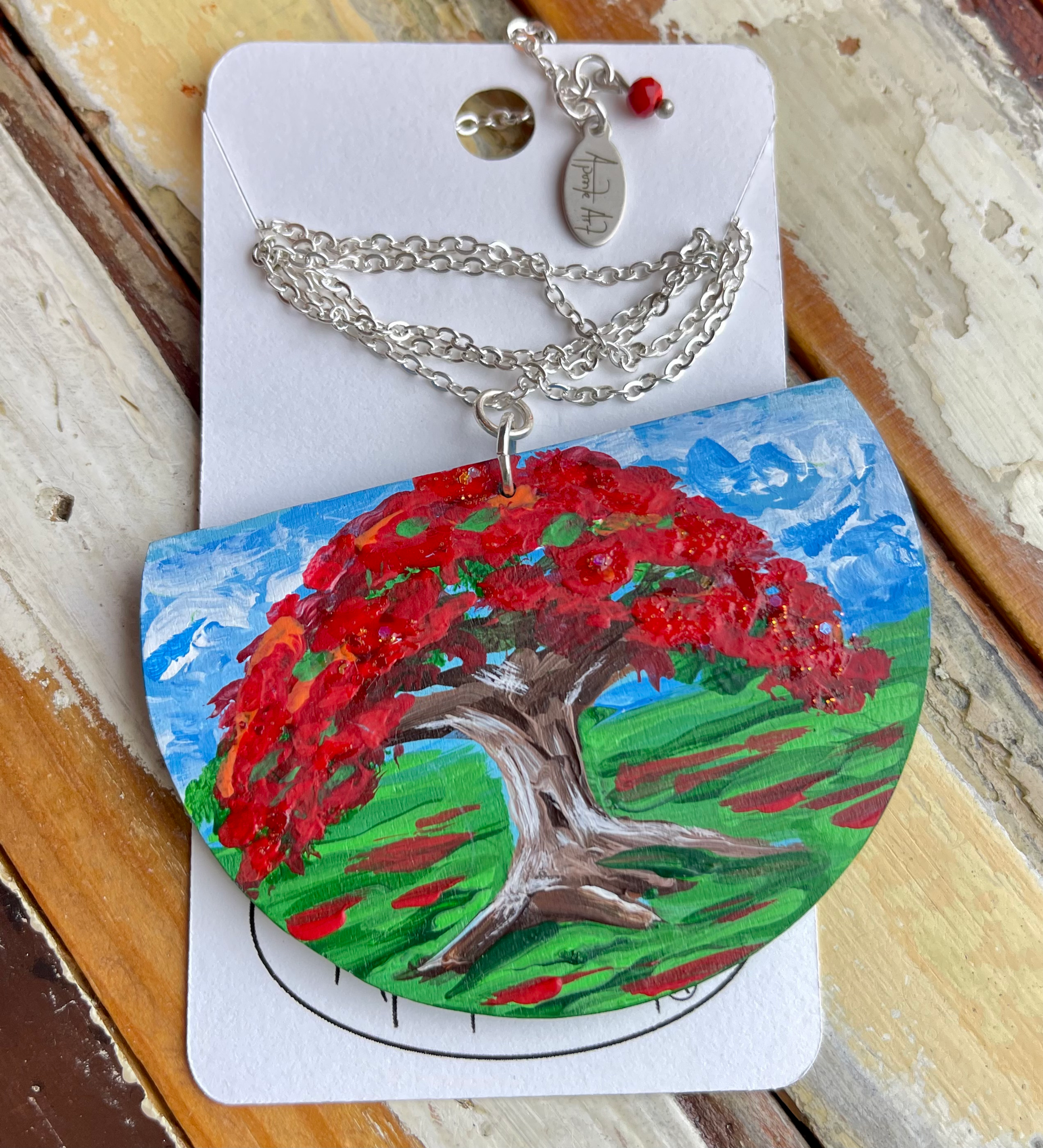 Flamboyan necklace large 