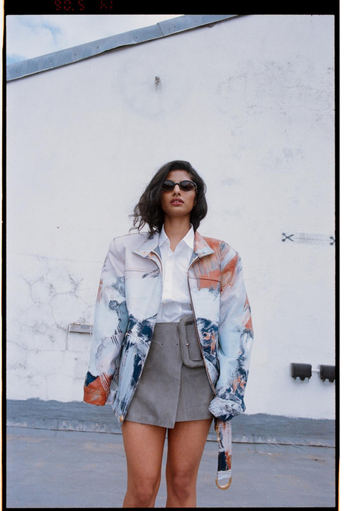 Actress Priya Kansara, Star City, Front Row, Gucci, Zimmerman, Tod's, Cult Gaia, Mithridate, Sophia Webster, Ace, Ami Paris, Marc-Antoine Barrois, 5eleven, 5ELEVEN, fashion editorial, talent.