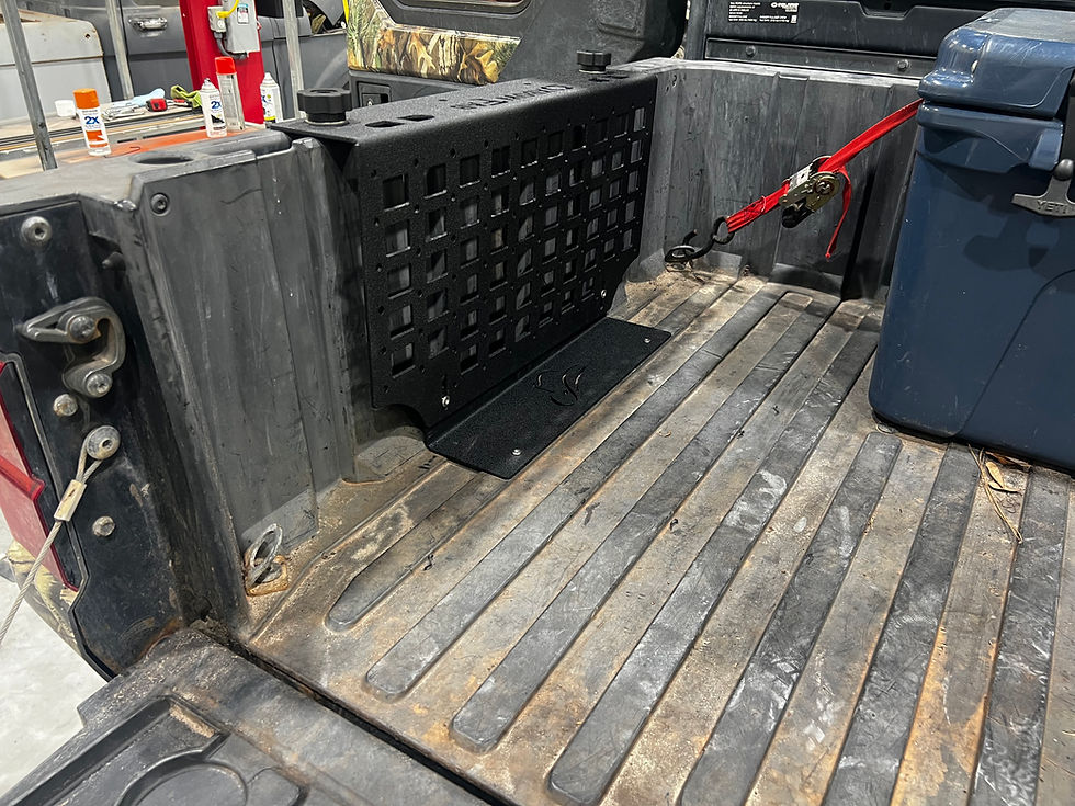 Thumbnail: Polaris Ranger Bed Molle Rack