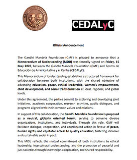 MOU - GMF and CEDALyC - Official Announc