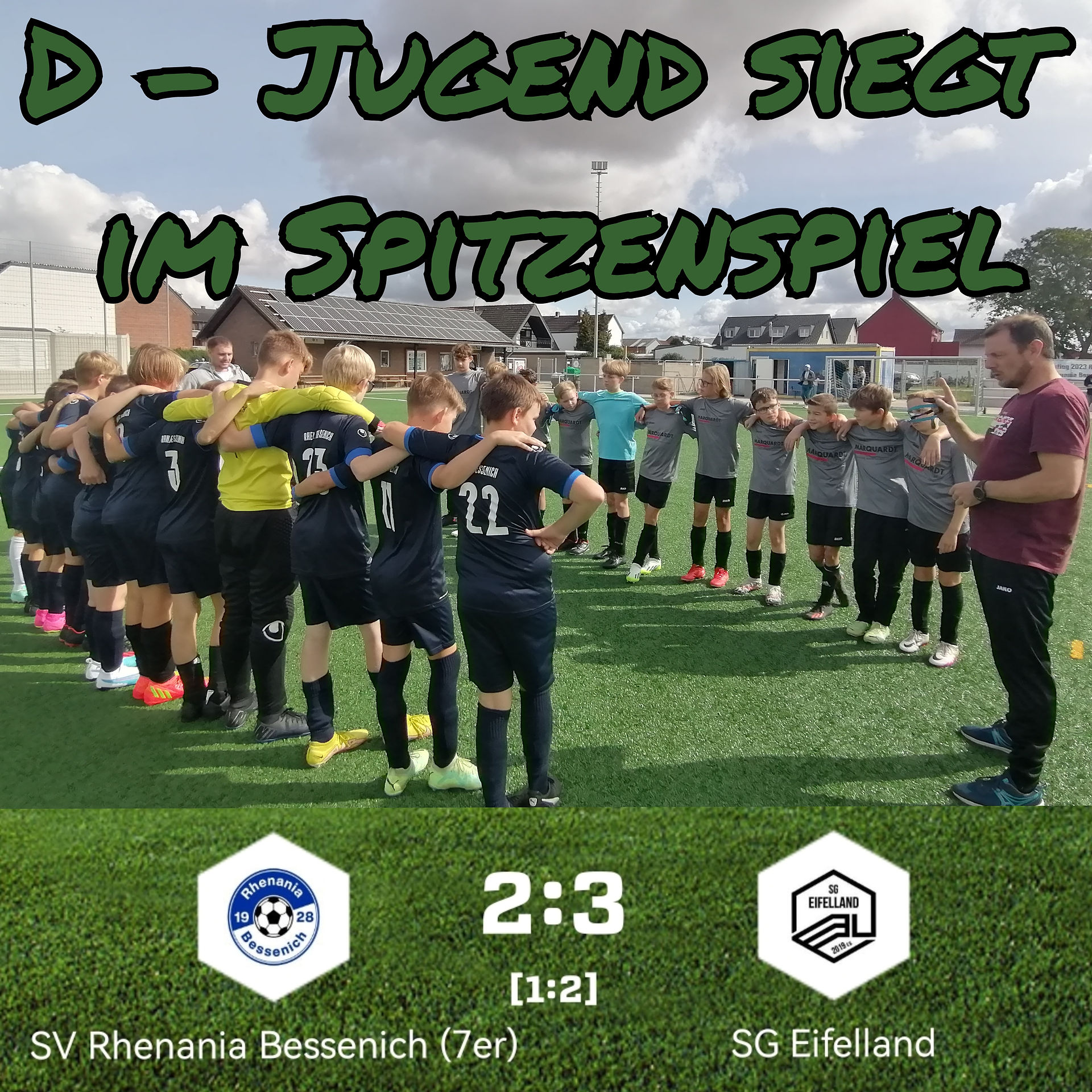 Jugendfußballer der SG Eifelland.