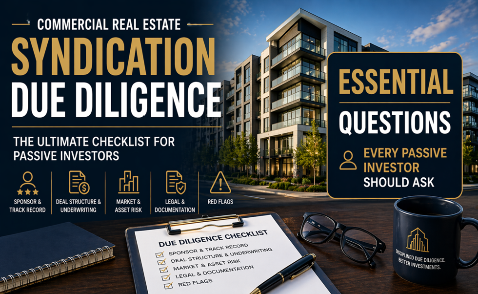 Commercial Real Estate Syndication Due Diligence: The Limited Partner and Passive Investor Checklist