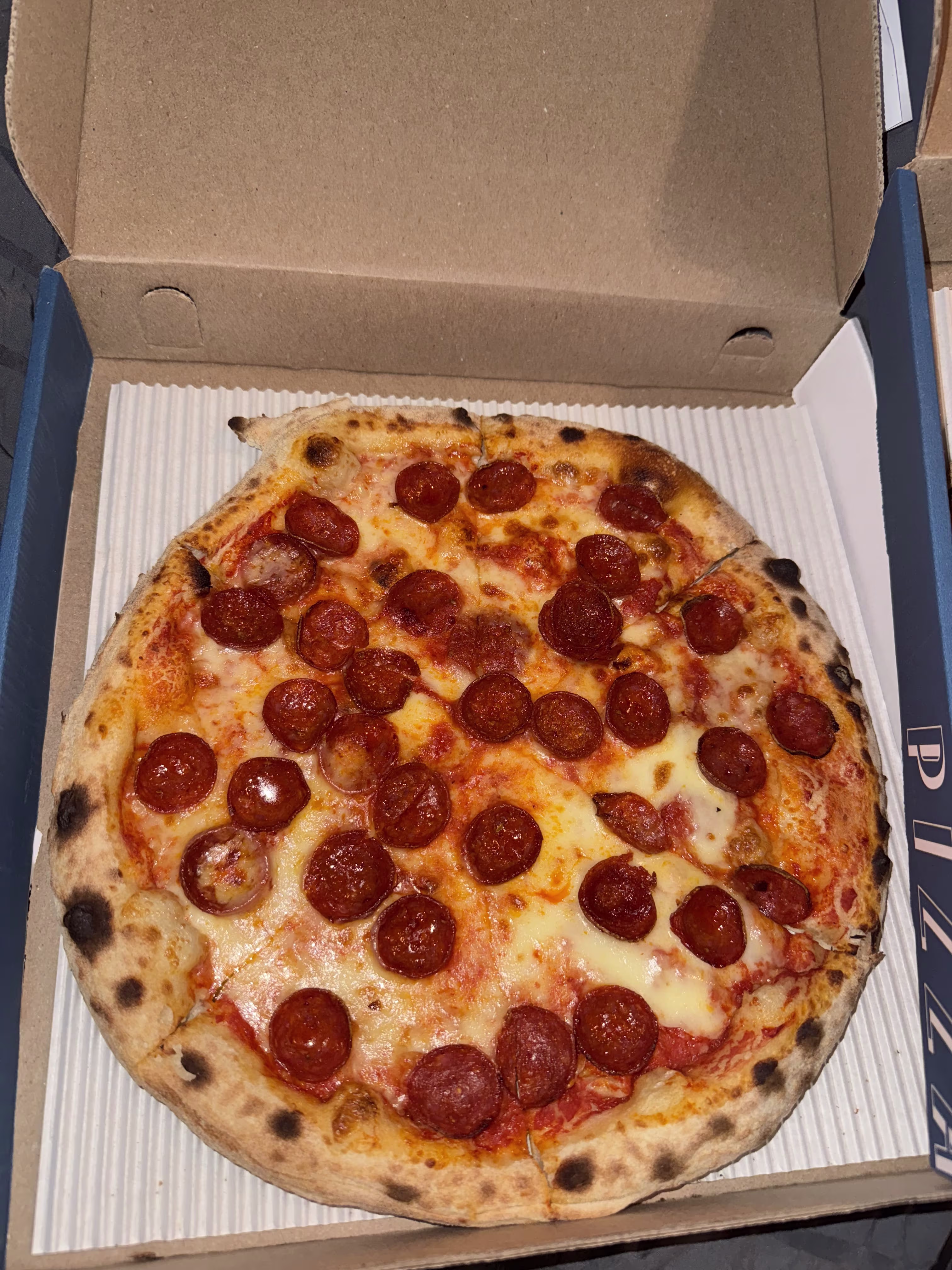 A Photo of Pizzana's Pepperoni Pizza.