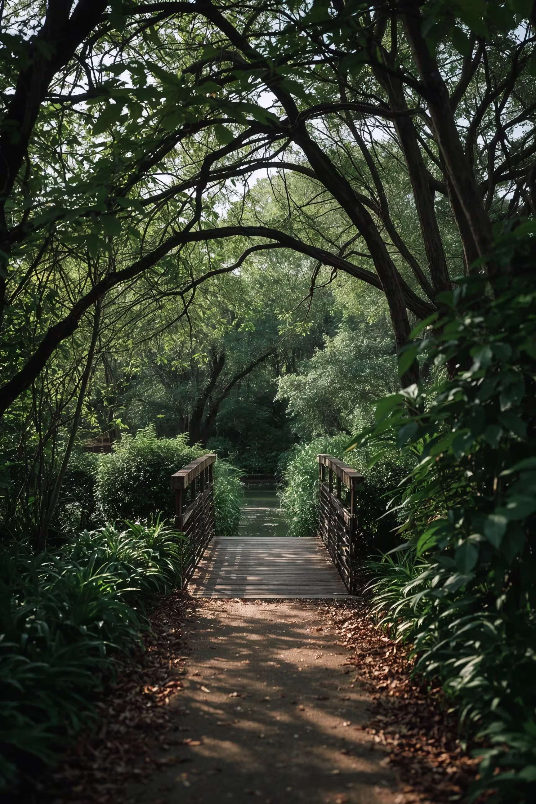 A photo of the Oyster Creek Bridge at Cullinan Park. 