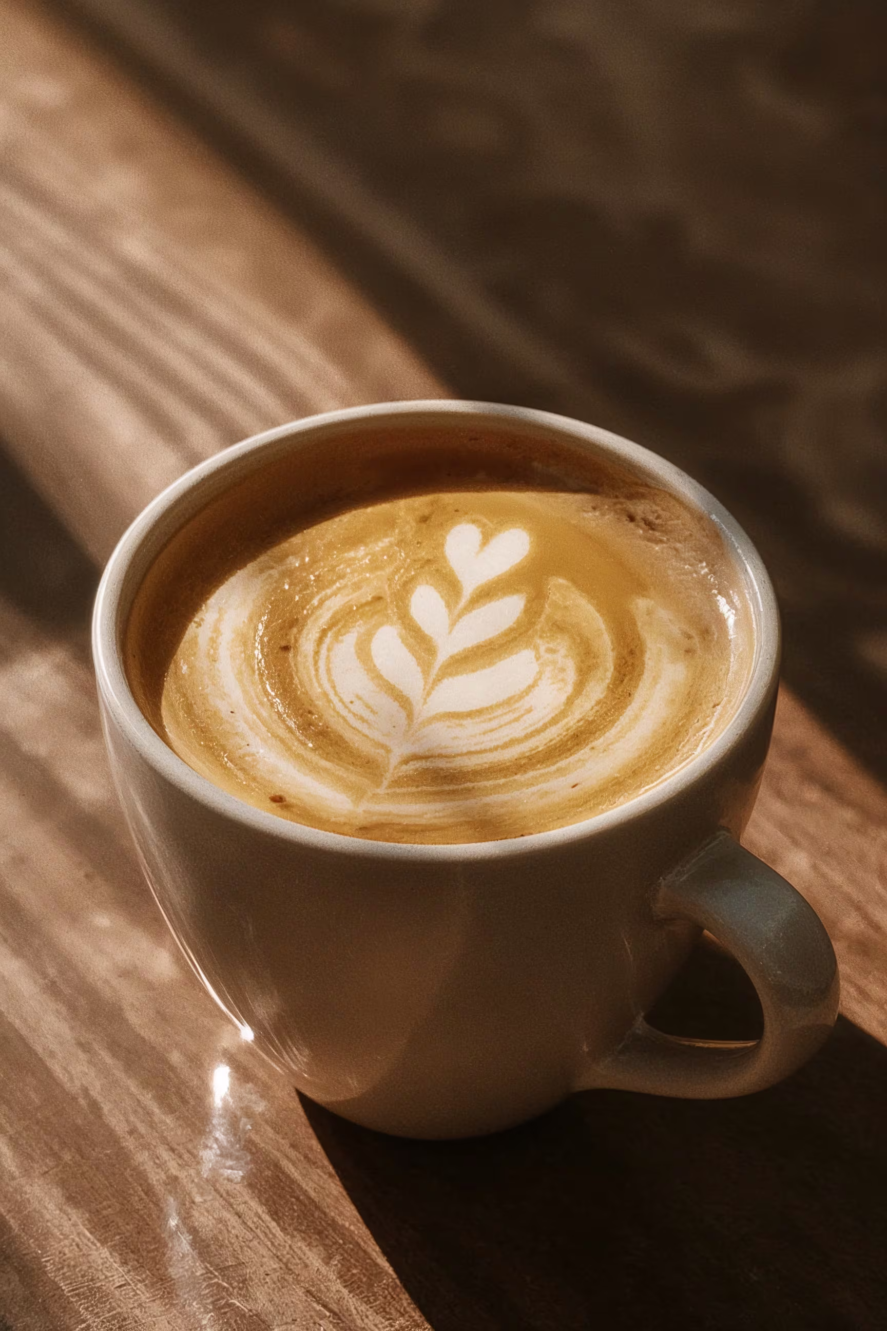Una foto del Honey Vanilla Latte de Coffee Fellows en Bellaire TX.
