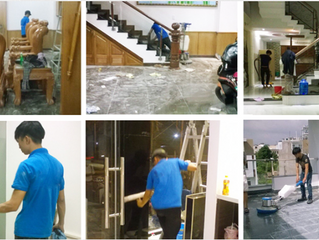 Dịch vụ vệ sinh nhà mới xây xong tại Hà Nội