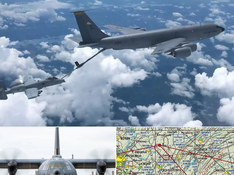 Two large aircraft to fly over Pennsylvania today
