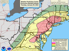 Powerful storm system expected to impact Mid-Atlantic area bringing widespread heavy rain and significant flooding 