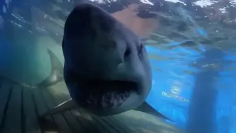 A 1500 pound great white by the name of "Breton" spotted swimming off the coast of North Carolina