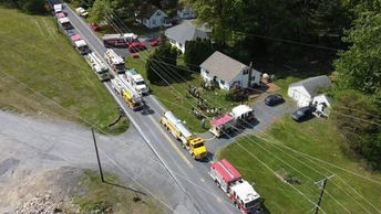 Fire tears through house in Washington, Twp., Lehigh County