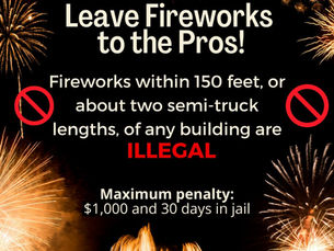 City of Allentown reminds residents to leave fireworks to the pros