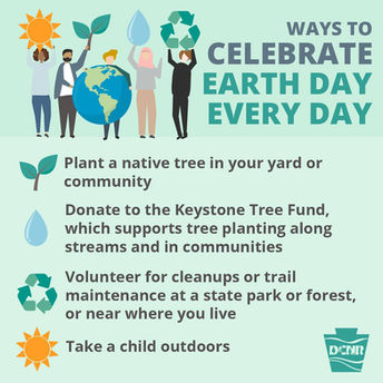 Celebrate Earth Day by volunteering at Pennsylvania state parks and forests