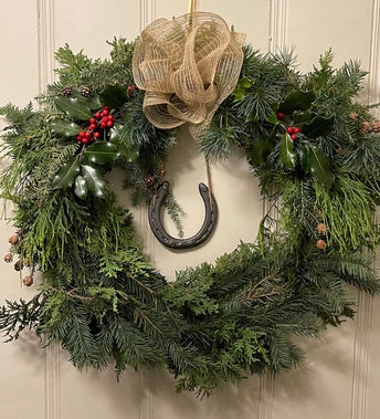 Limited number of service shoe wreaths available from Bethlehem Mounted Police