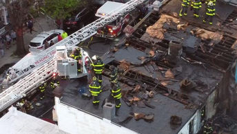 Raging fire in Reading destroys several units in row of homes