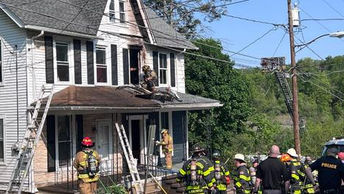Officer rescues sleeping resident from burning Slatington home