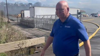 Owner whose business was damaged in massive warehouse fire speaks out