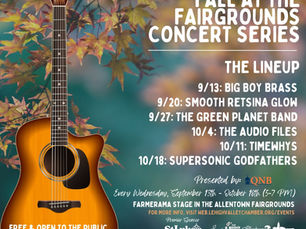 Fall at the Fairgrounds Concert Series takes place every Wednesday evening in Allentown  
