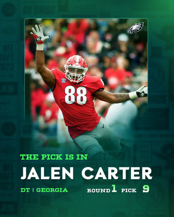 Welcome to Philadelphia, Jalen Carter!