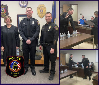 Exeter Township Police introduce their newest member