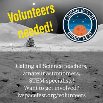 Volunteers needed for Lehigh Valley Space Fest