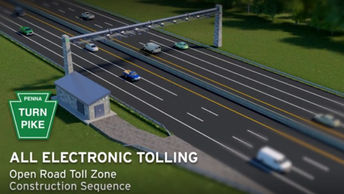 The PA Turnpike is converting to cashless Open Road Tolling (ORT)