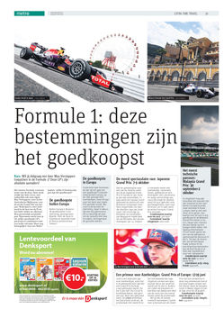 Formule 1: deze bestemmingen zijn het goedkoopst