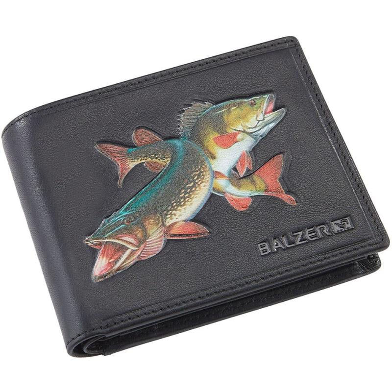 Next Balzer Leder Portemonnaie mit Fischmotiven