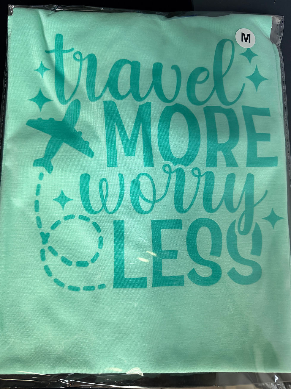Thumbnail: Travel More Worry Less Sublimated T-Shirt