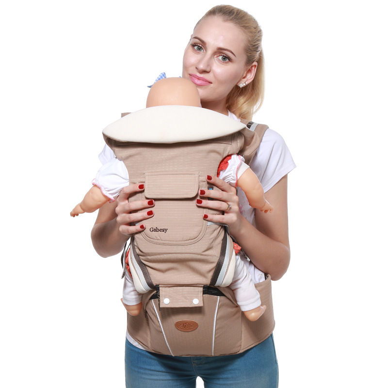 Thumbnail: Breathable Multi-Functional Baby Carrier and Waist Seat