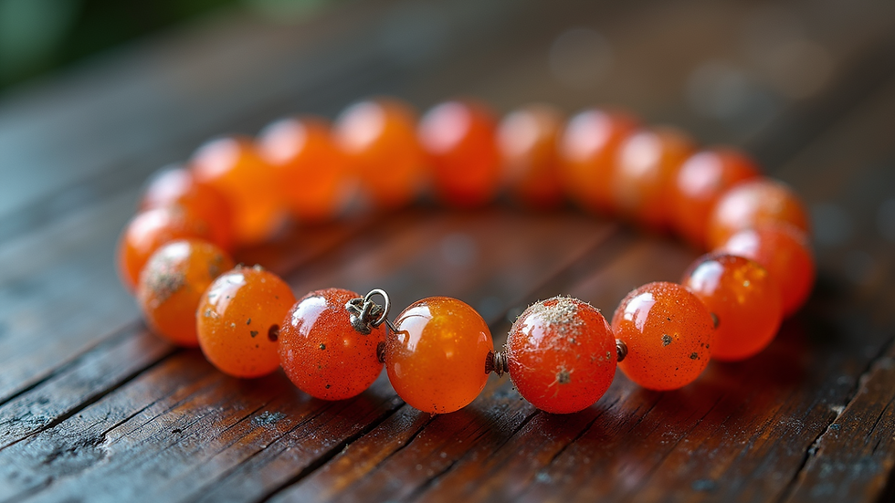 Close-up view of Bracciale Arcobaleno showcasing its vibrant colors