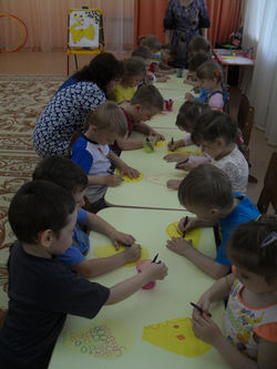 Открытое занятие .Волшебная птица из любимой сказки.