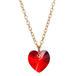 Thumbnail: Swarovski Heart Necklaces