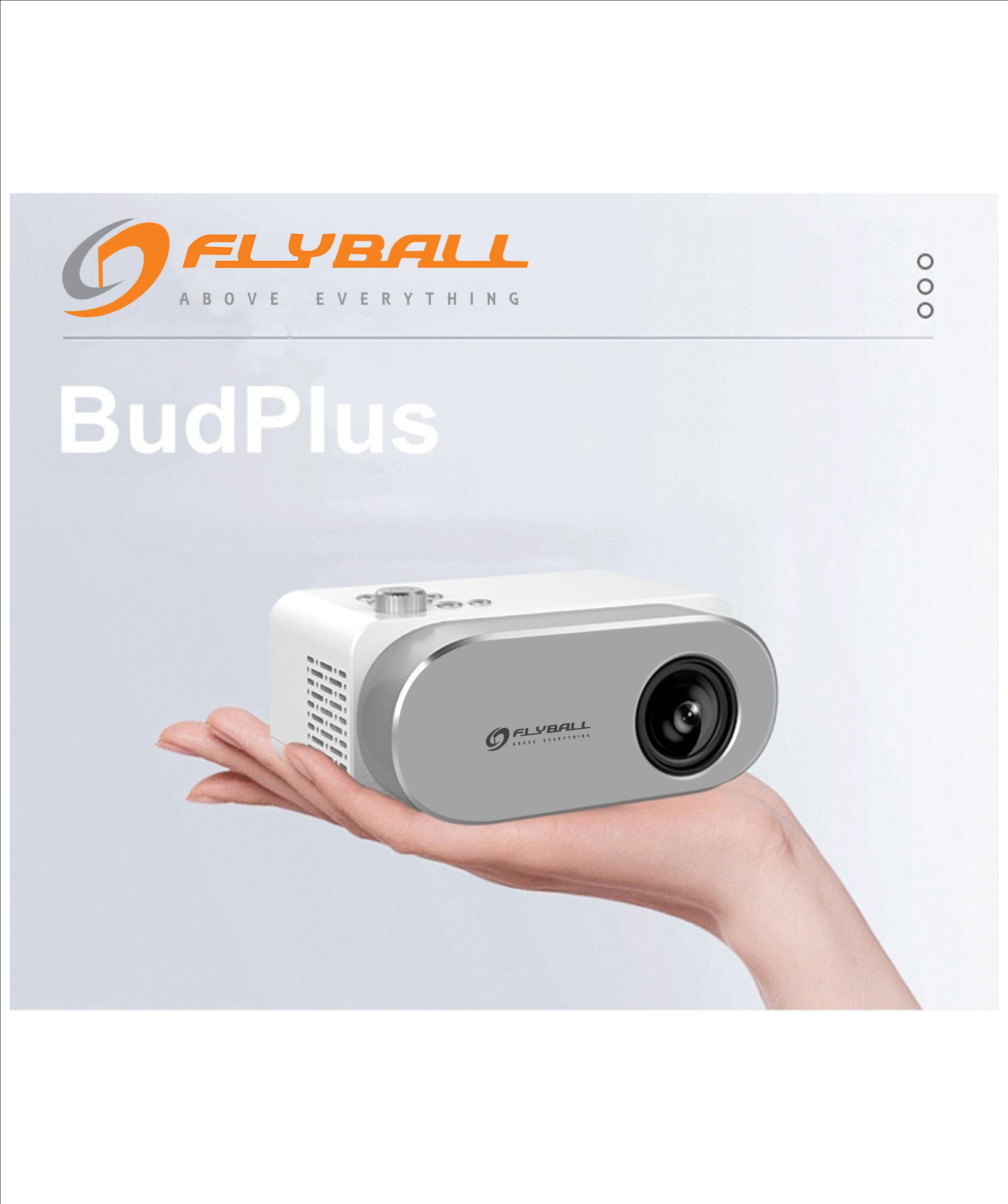FLYBALL BUDPLUS INBUILT GAME PROJECTOR